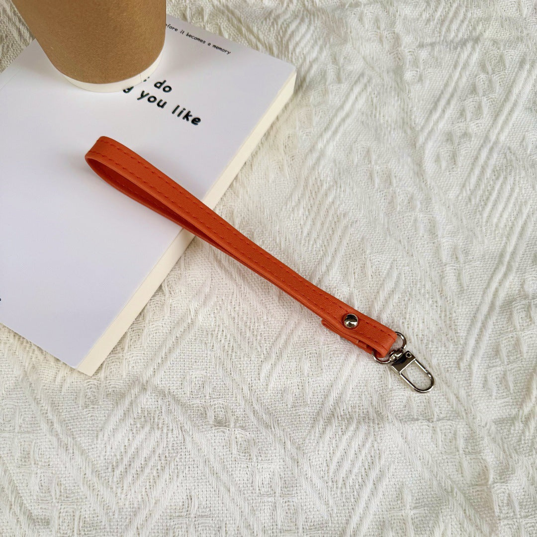 Stylish Faux Leather Keychain Strap Stornfield