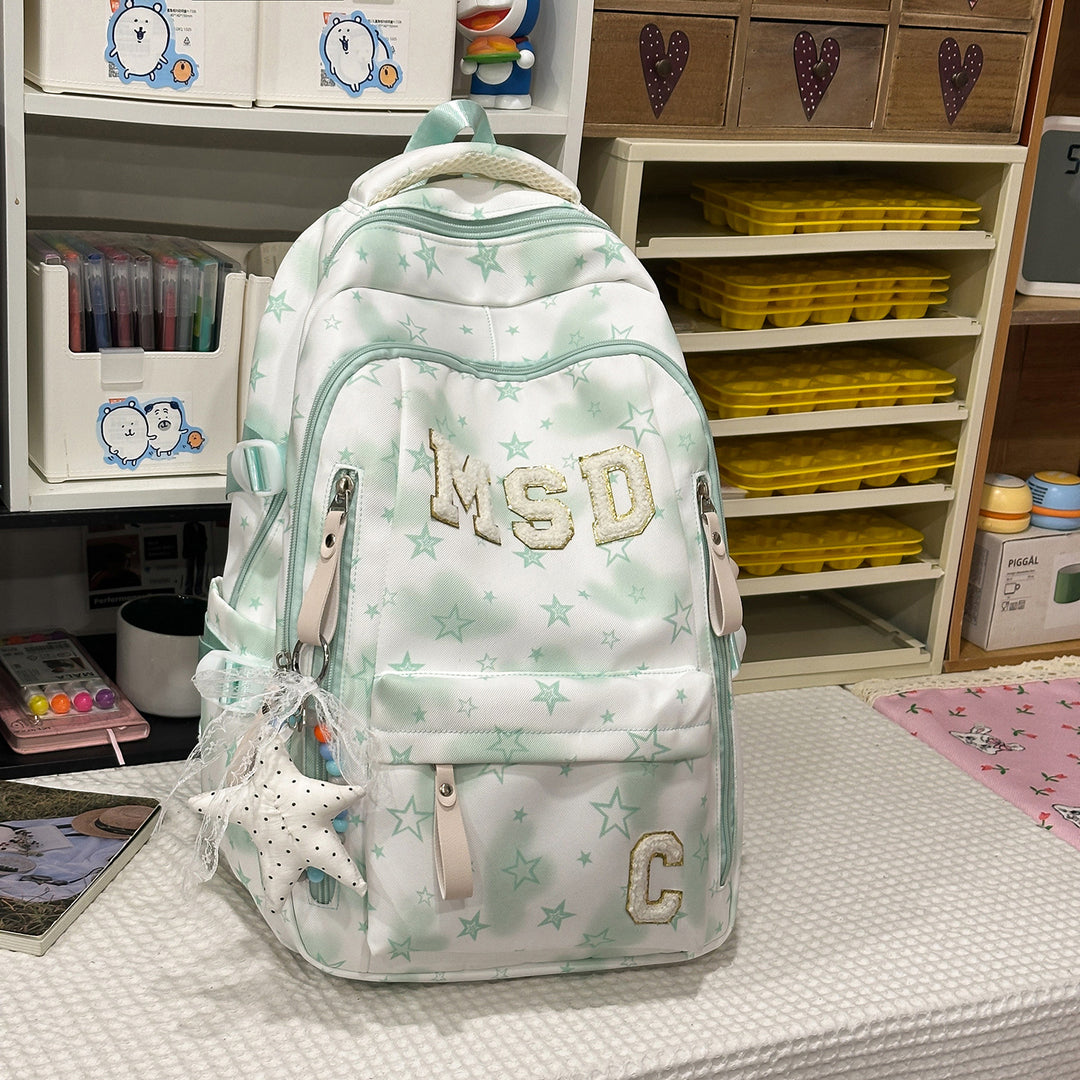 Stylish Graphic Print School Backpack Stornfield
