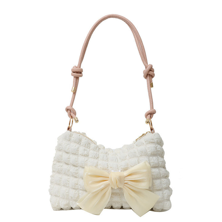 WoBow-Embellished Textured Handbag Stornfield