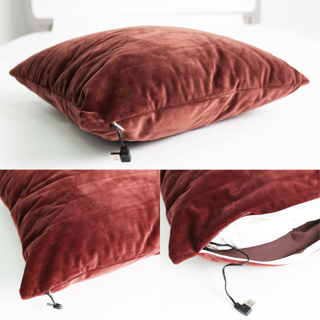 Women's Decorative Cushion Cover with Honeycomb Pattern Stornfield