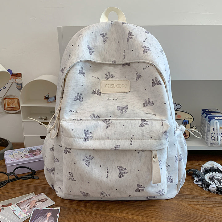 Stylish Butterfly Print Backpack Stornfield
