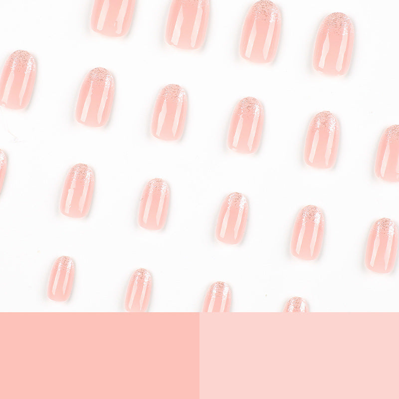 Elegant artificial nails with glitter detail Stornfield