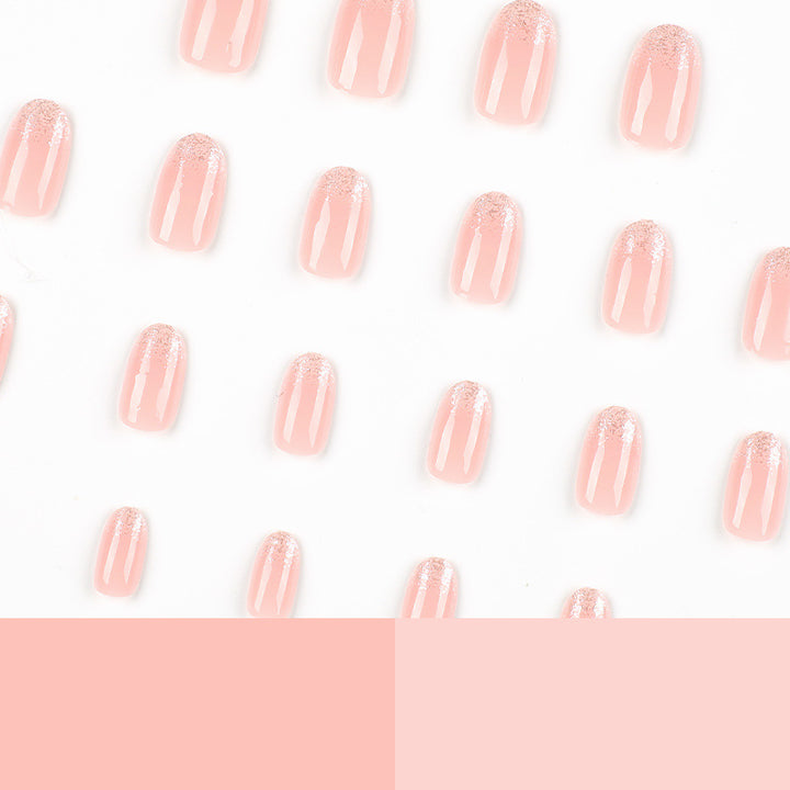 Elegant artificial nails with glitter detail Stornfield