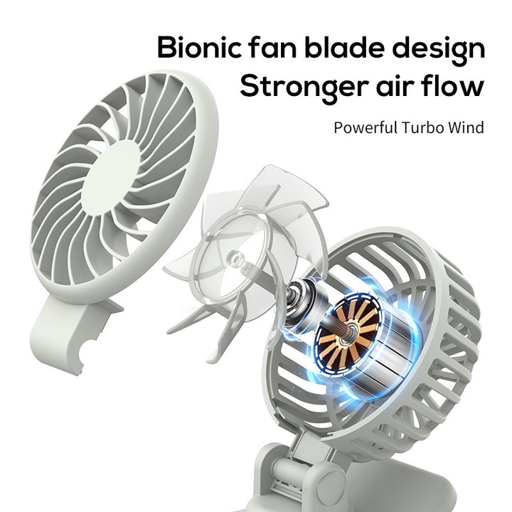 Unisex Portable Rechargeable Desk Fan Stornfield