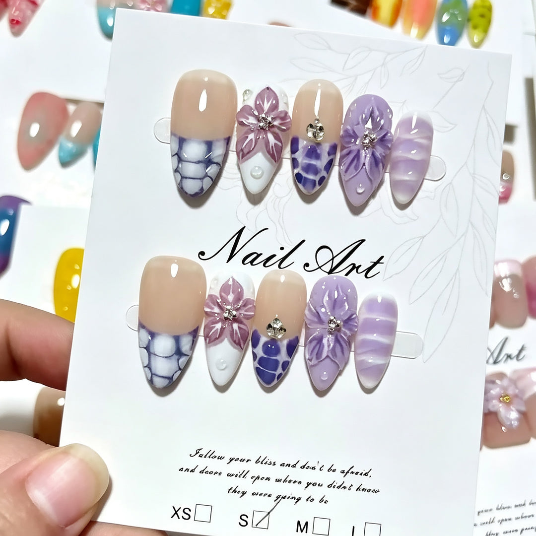 Artistic Press-On Nail Collection Stornfield
