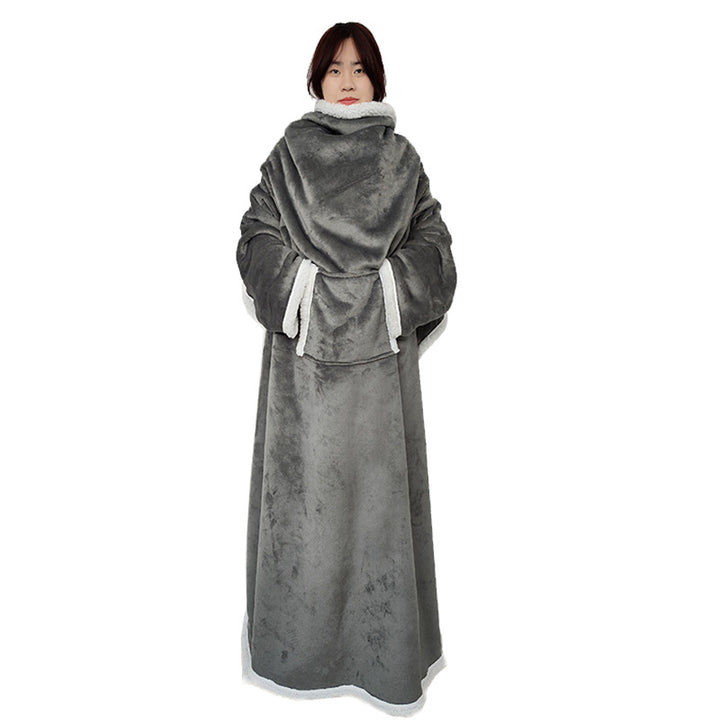 Women Cozy Oversized Poncho made of soft fleece Stornfield