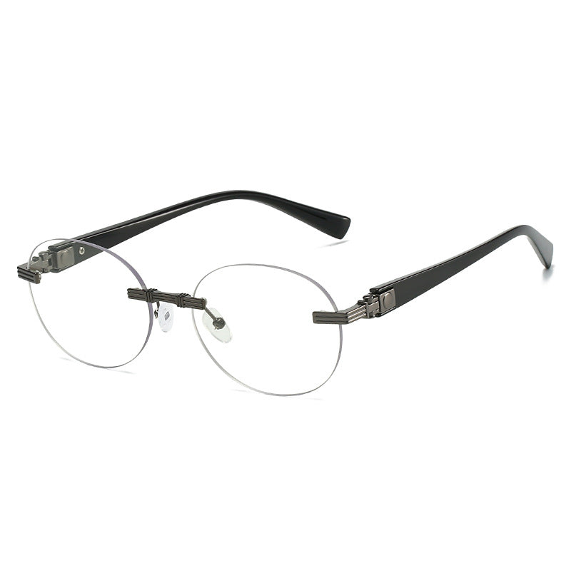 Women's fashionable sunglasses with transparent frame and flexible nose pad Stornfield