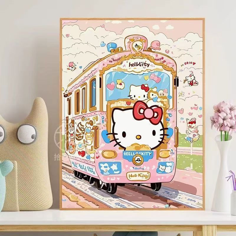 Hello Kitty-Themed Whimsical Wall Art Stornfield