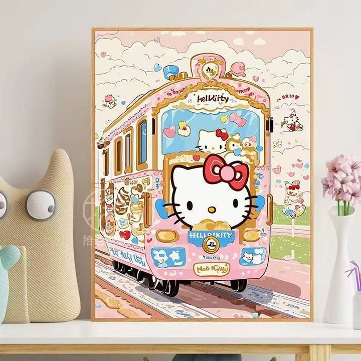 Hello Kitty-Themed Whimsical Wall Art Stornfield