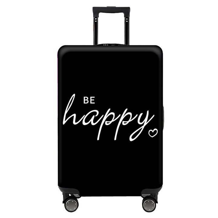 Women's Hard Shell Travel Suitcase with Eye-Catching Phrase Design Stornfield