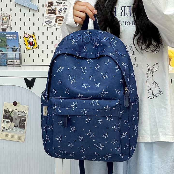 Casual All-Occasion Star-Print Backpack Stornfield