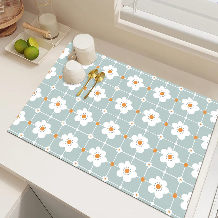Playful Textured Kitchen Mat Stornfield