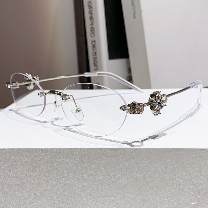 Ladies elegant sunglasses with geometric frame Stornfield