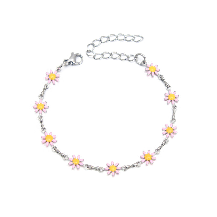 Floral Charm Chain Anklet Stornfield