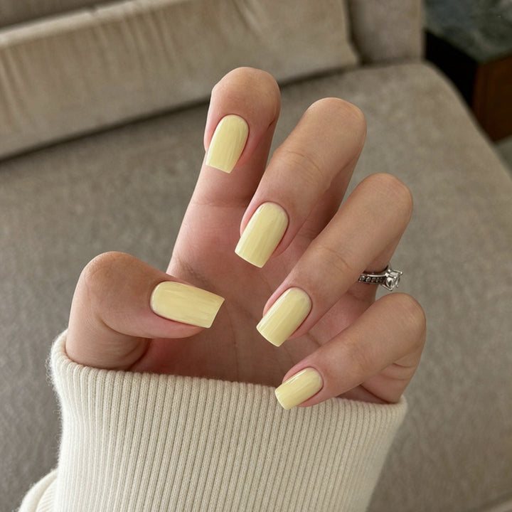 Elegant Square Tip Press-On Nail Set Stornfield