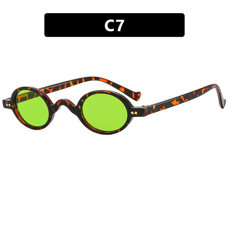 Women's round sunglasses with distinctive design and high-quality plastic frame Stornfield