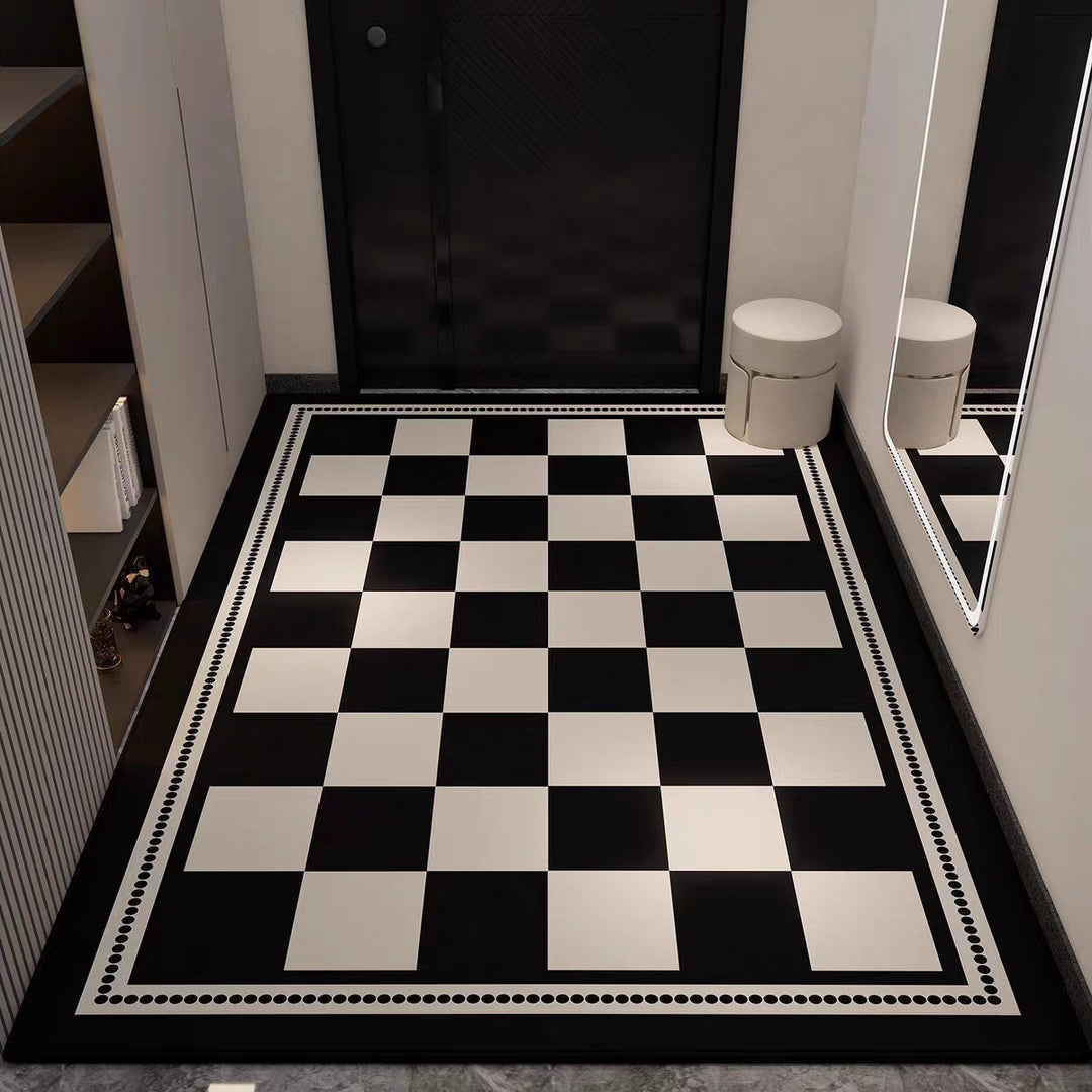 Textured Geometric Area Rug