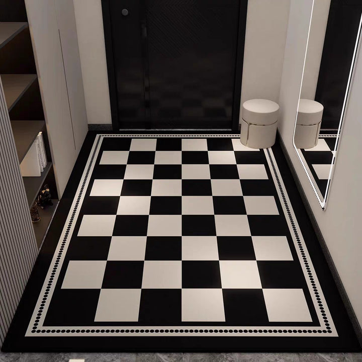 Textured Geometric Area Rug