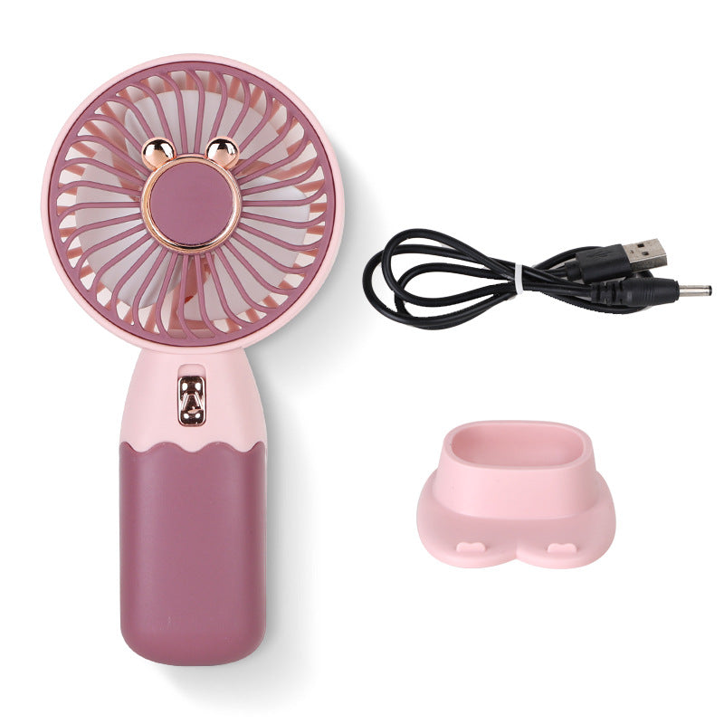 Unisex Ergonomic Touch-Controlled Handheld Cooling Fan Stornfield