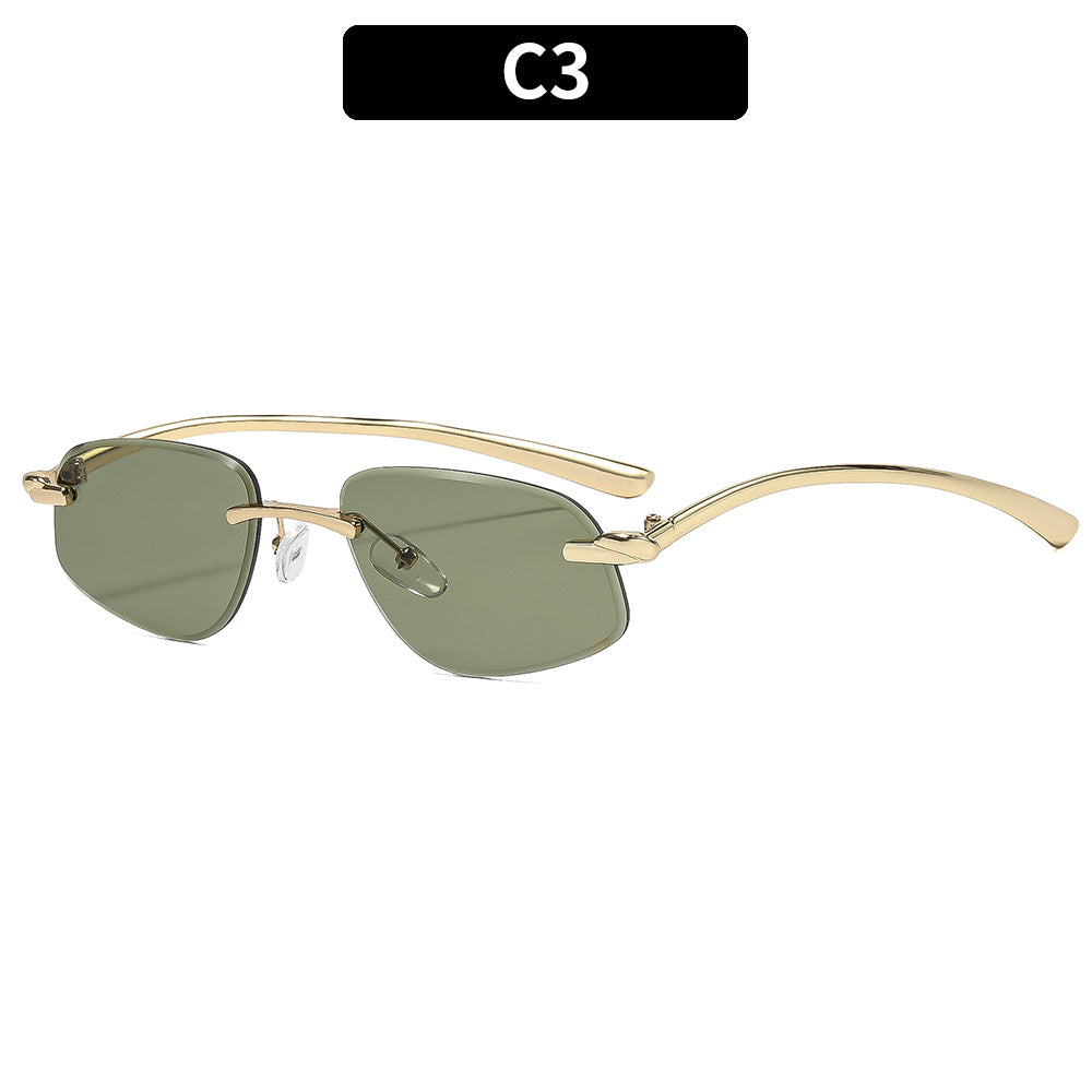 Sleek Minimalist Rectangle Sunglasses