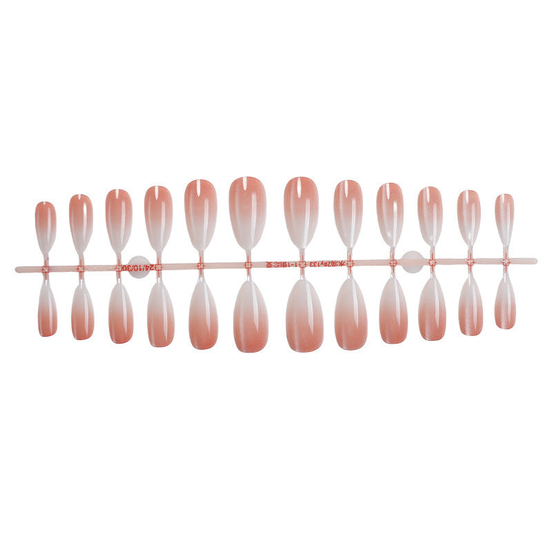 Acrylic nail set with elegant French design Stornfield