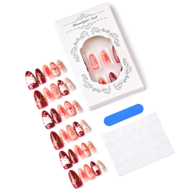 Artistic Nail Set with Loving Designs Stornfield
