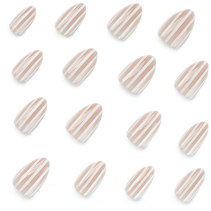 Stylish nail art with elegant stripe patterns Stornfield