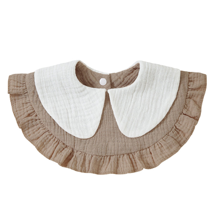 Ruffled Muslin Baby Bib Stornfield