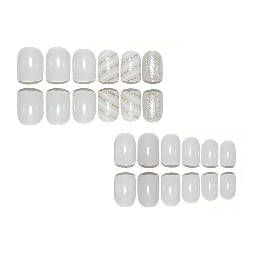 Elegant Glittery Nail Art Enhancements Stornfield