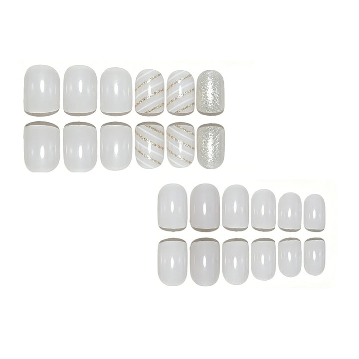 Elegant Glittery Nail Art Enhancements Stornfield
