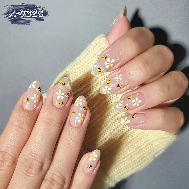 Artistic Floral and Bee Nail Art Kit