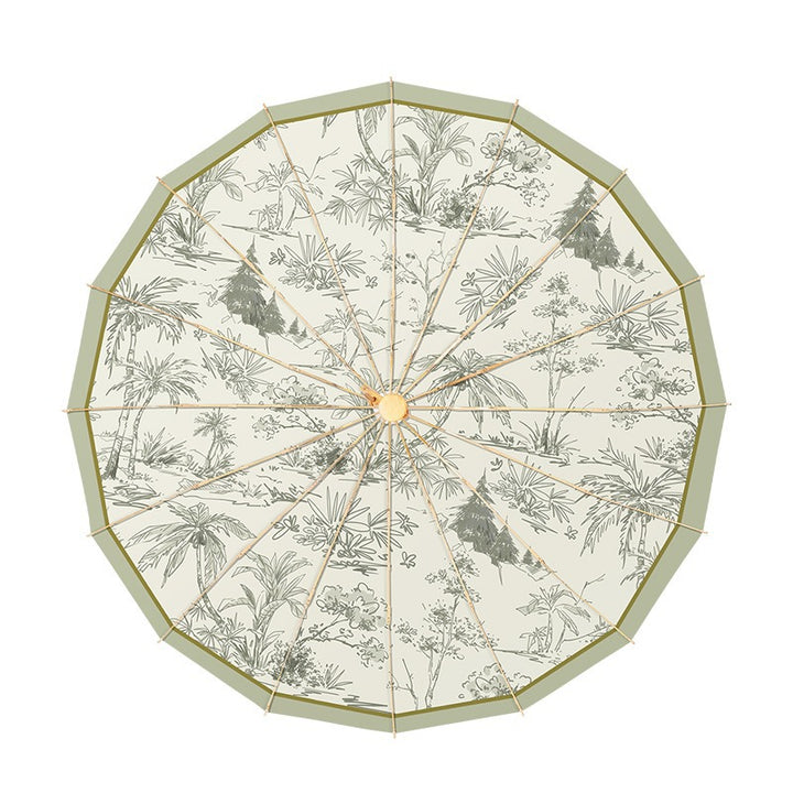 Ladies elegant folding parasol with bamboo design Stornfield