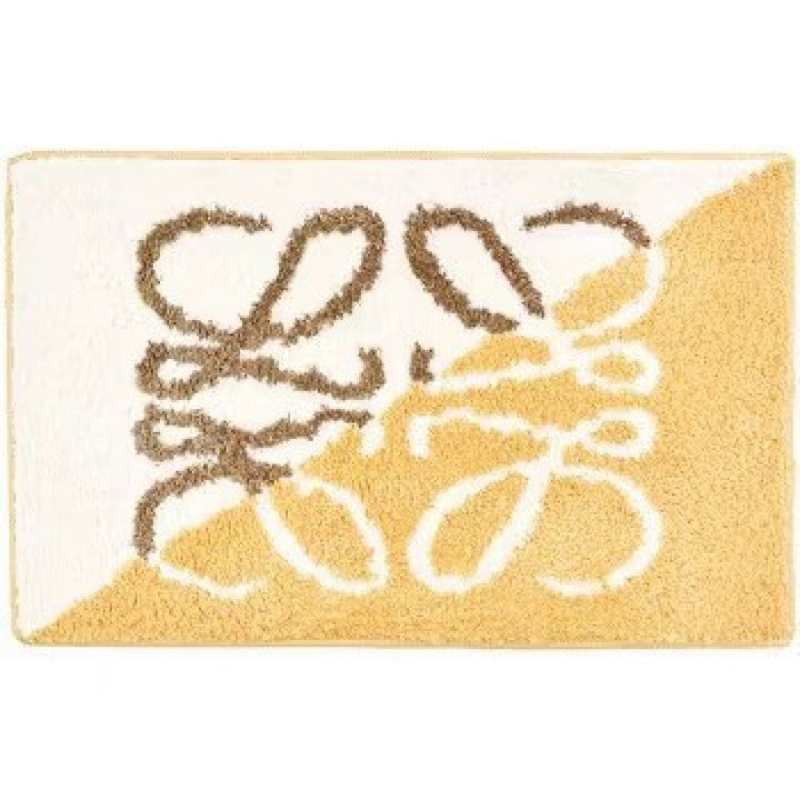 Cartoon Pig-Themed Bath Mat