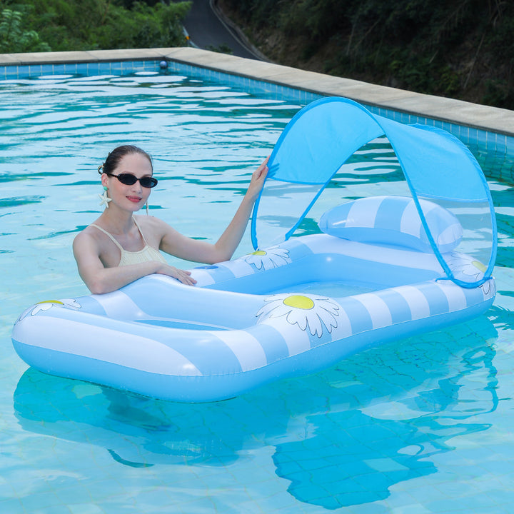 Women's Inflatable Lounger with Flower Design Stornfield