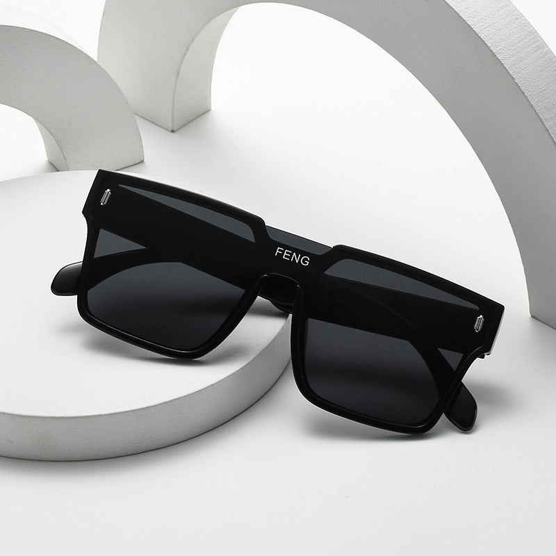 Women's fashionable square sunglasses with durable plastic frame Stornfield