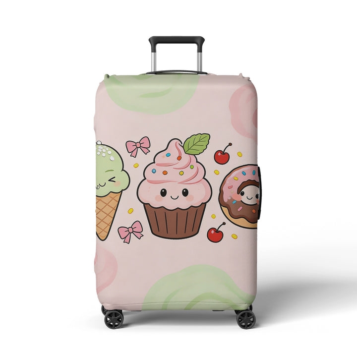 Women's suitcase cover with playful space design Stornfield