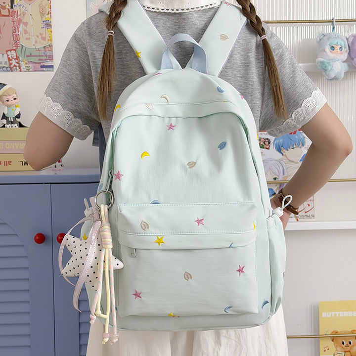 Embroidered Moon and Star Backpack Stornfield