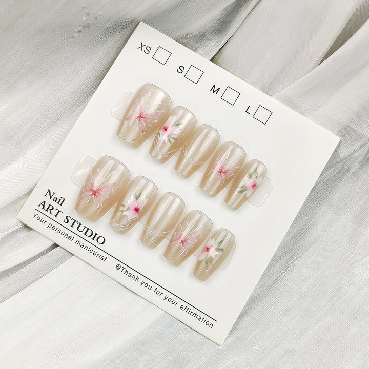 Artificial Glitter Nail Tips Stornfield