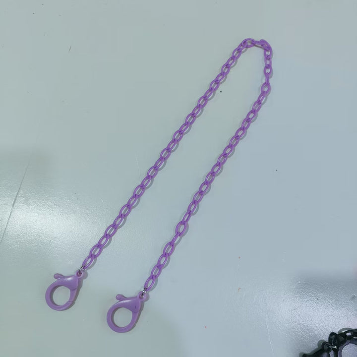 Fashionable Glasses Holder Chain Made of Transparent Material Stornfield