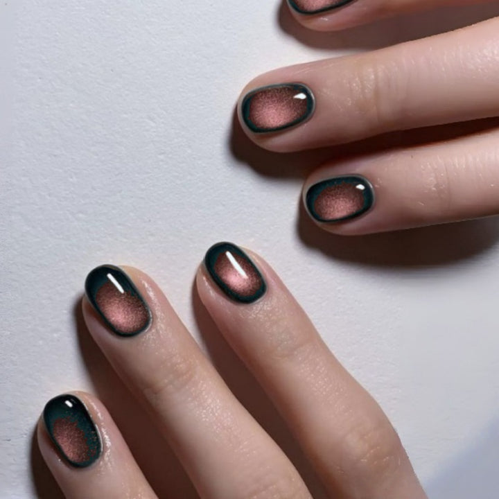 Stylish Gradient Press-On Nails Stornfield