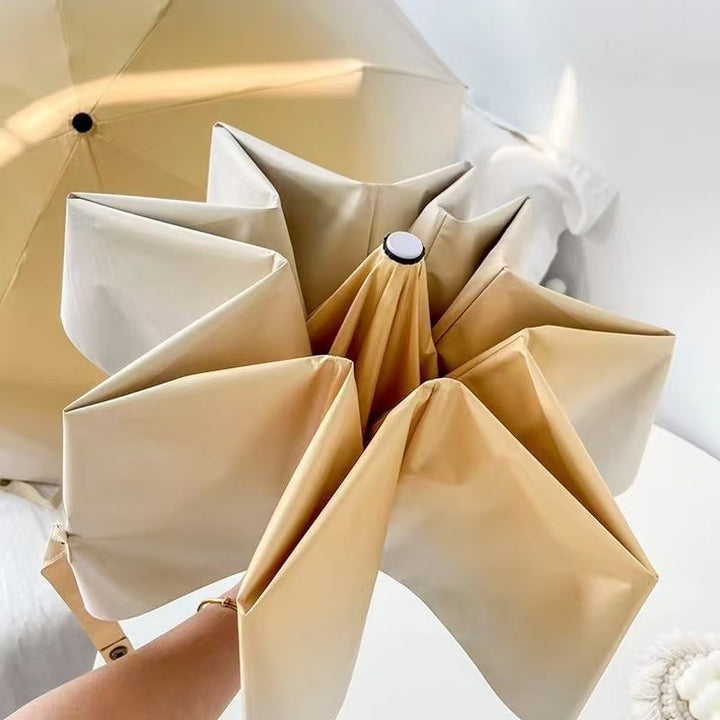 Ladies Folding Umbrella with Practical Double Folding Technique Stornfield