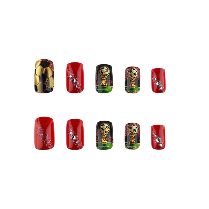 Sporty Football Art Nails Stornfield