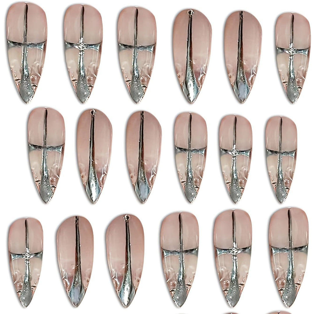 Elegant Stiletto Press-On Nail Set Stornfield