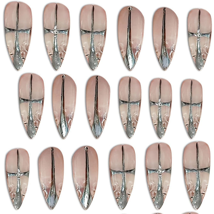 Elegant Stiletto Press-On Nail Set Stornfield
