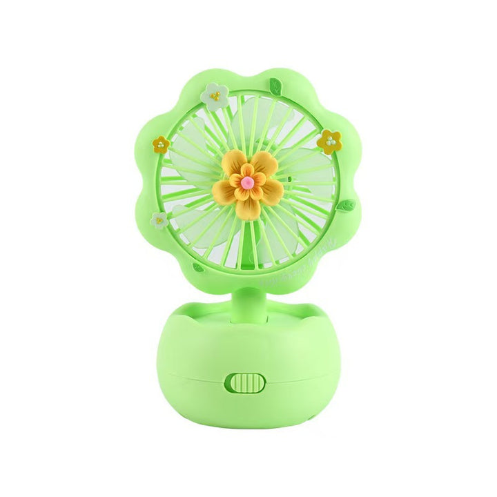 Unisex portable children's table fan with butterfly design, rechargeable and quiet Stornfield