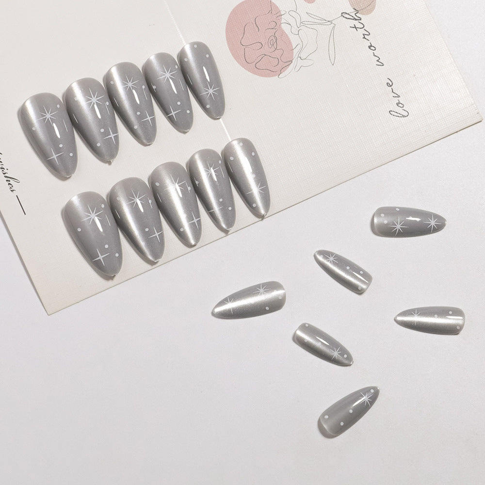 Premium Metallic Press-On Nail Tips Stornfield