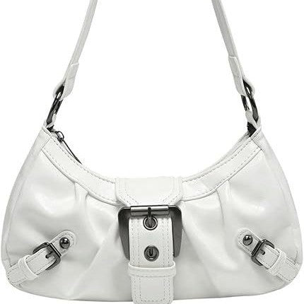 Shoulder bag with trendy design and decorative buckle closure Stornfield