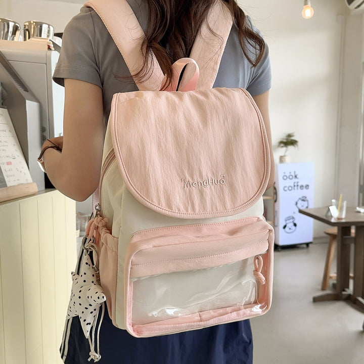 Stylish Transparent Utility Backpack Stornfield