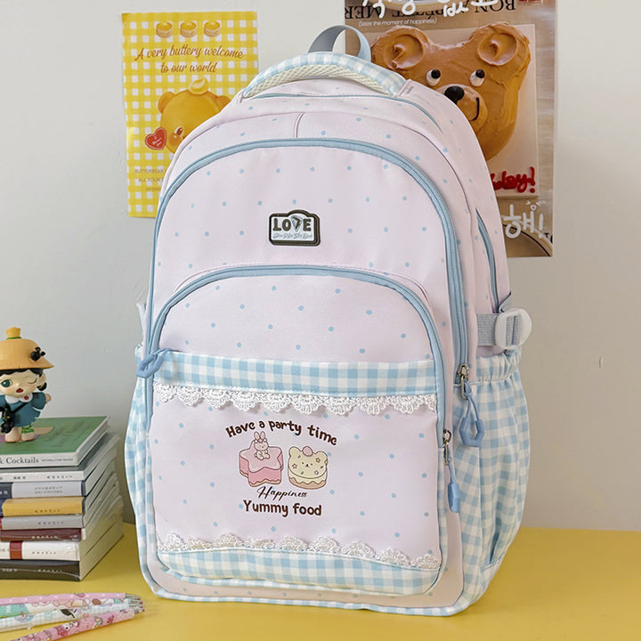 Fun-Themed Multi-Pocket Backpack Stornfield