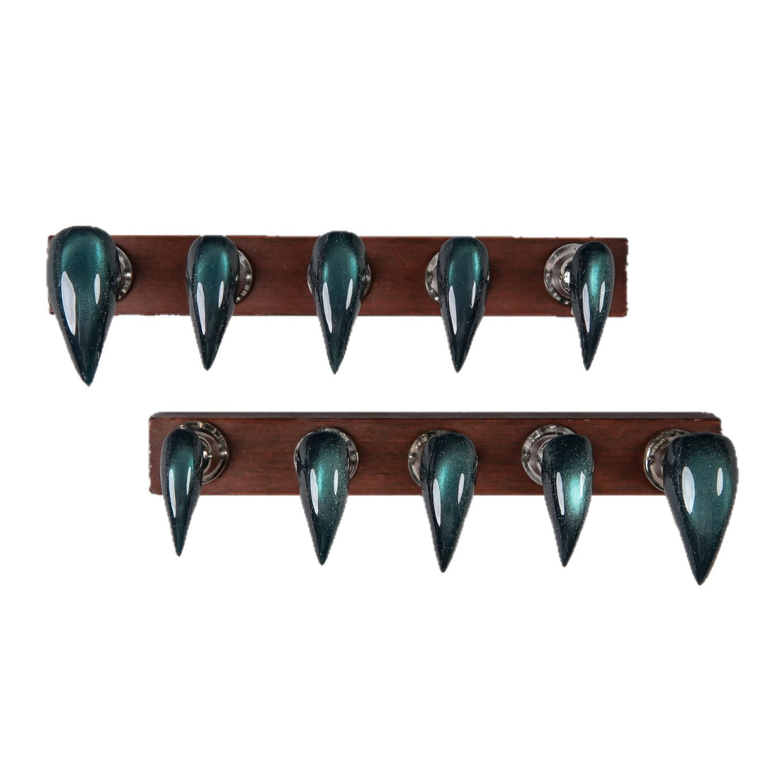 Glamorous Stiletto Nail Set with Unique Design